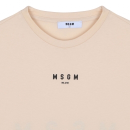 ◆키즈◆키즈 로고 프린트 롱슬리브 베이지 F4MSJUTH175 260