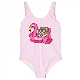 ◆키즈◆24SS 키즈 베어 프린팅 스윔슈트 핑크 HLL00B LKA00 50209