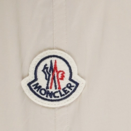 ◆키즈◆23SS 키즈 LINS 로고 패치 후드 롱 패딩자켓 베이지 1C000 18 53333 20N