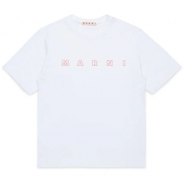 ◆키즈◆25SS 여성 로고 티셔츠 화이트 M01466 M00RF 0M100