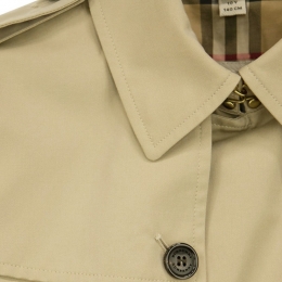 ◆키즈◆23SS 키즈 더블 개버딘 트렌치코트 허니 8001162