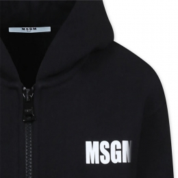 ◆키즈◆25SS 키즈 로고 후드집업 블랙 S5MSJUZH058 110