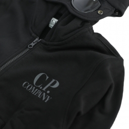 ◆키즈◆25FW 여성 스몰로고 프린트 후드집업 블랙 19CKSS035C 00LCA76 999