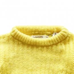 ◆키즈◆24FW 키즈 로고 니트 하베스트골드 TAMPERE JUMPER HARVEST GOLD