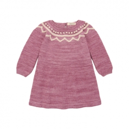 ◆키즈◆키즈 지그재그 패턴 드레스 앤틱로즈 K1221W25 670