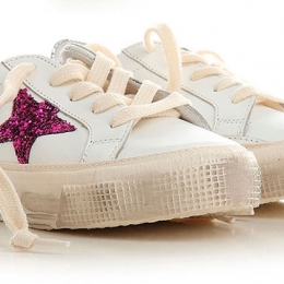 ◆키즈◆21SS 키즈 핑크글리터 스타 메이 스니커즈 GYF00112 F000522 10426