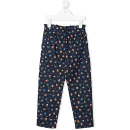 ◆키즈◆21SS 키즈 플로럴 프린트 밴딩 팬츠 네이비 S01GPAWO0501 570