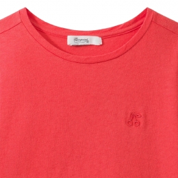 ◆키즈◆21SS 여성 체리 자수 티셔츠 레드 S01GTSKN0701 151A
