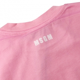 ◆키즈◆24SS 키즈 백 로고 쉬폰 원피스 핑크 S4MSJGDR124 042