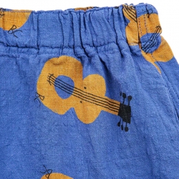◆키즈◆24SS 키즈 어쿠스틱 기타 프린팅 올 오버 우븐 숏팬츠 퍼플블루 124AC078 420