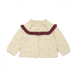 ◆키즈◆키즈 러플 가디건 아이보리 K1034W25 907