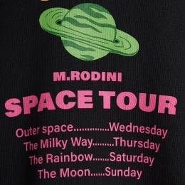 ◆키즈◆키즈 스페이스 투어 맨투맨 블랙 26220146 99