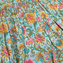 ◆키즈◆24SS 키즈 플라워 패턴 프릴 원피스 멀티컬러 S0061 FLOWE