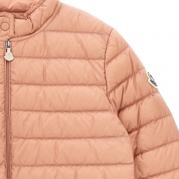 ◆키즈◆25SS 키즈 LANS 로고 패치 패딩자켓 피치핑크 1A000 66 597YF 51V