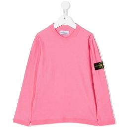 ◆키즈◆22SS 여성 와펜 크루넥 티셔츠 핑크 7616507A4 V0087