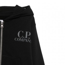 ◆키즈◆25SS 여성 로고 프린트 후드집업 블랙 18CKSS028C 00LCA69 999