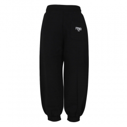 ◆키즈◆25SS 키즈 올오버 FF 로고 프린트 리버서블 팬츠 블랙/브라운 JUF065 AJ2U F11FU