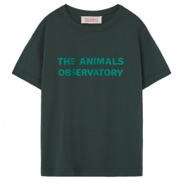 ◆키즈◆24FW 키즈 로고 티셔츠 다크그린 F24120 021BG