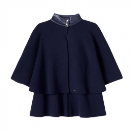 ◆키즈◆25FW 키즈 만텔라 MANTELLA 라나 울 케이프 네이비 C20662 859