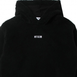 ◆키즈◆22FW 여성 로고 자수 울 후드티 블랙 MS029278 110