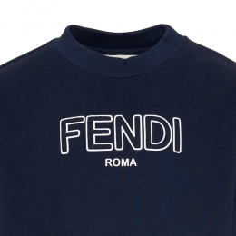 ◆키즈◆키즈 로고 프린트 맨투맨 네이비 JUH108 5V0 F0QG0