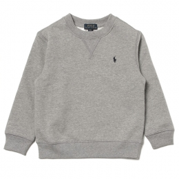 ◆키즈◆23SS 여성 포니 로고 자수 기모 맨투맨 그레이 772102 003