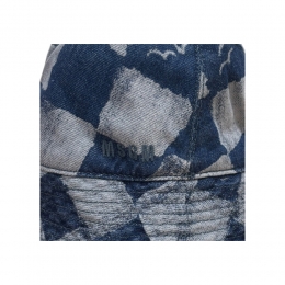 ◆키즈◆24SS 키즈 로고 크로셰 데님 버킷햇 블루 S4MSJUCT047 126