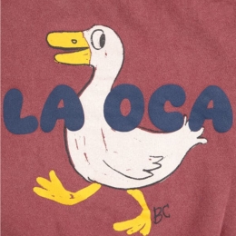 ◆키즈◆25FW 키즈 라오카 프린트 스웻셔츠 워시드브라운 B225AC029 211