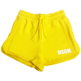 ◆키즈◆25SS 키즈 로고 프린팅 코튼 숏팬츠 옐로우 S5MSJGSH095 MS009