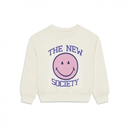 ◆키즈◆키즈 스마일 프린팅 맨투맨 화이트 SMILEY S MOON.WH