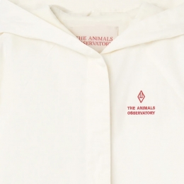 ◆키즈◆25SS 키즈 로고 후드 자켓 화이트 S25089 221GI