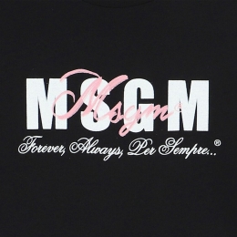 ◆키즈◆24SS 여성 로고 프린팅 티셔츠 블랙 S4MSJGTH283 110