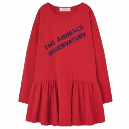 ◆키즈◆24FW 키즈 로고 원피스 레드 F24028 185EN