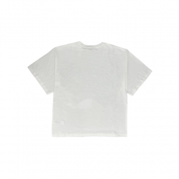 여성 로고 패치 티셔츠 아이보리 6SBM23TEEG 013