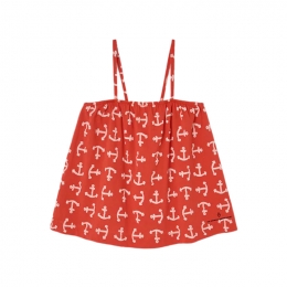 ◆키즈◆키즈 스토크 탱크 탑 레드 S26007 307AT