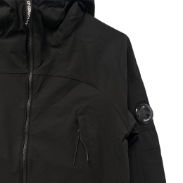 ◆키즈◆키즈 렌즈 와펜 프로테크 후드집업 자켓 블랙 20CKOW096B 00L3AA8 999