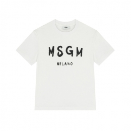 ◆키즈◆키즈 저지 티셔츠 화이트 S6MSJUTH001 001