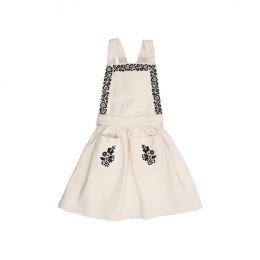 ◆키즈◆키즈 TAMARA 자수 피나포어 원피스 화이트 TAMARA PF MOON.WH