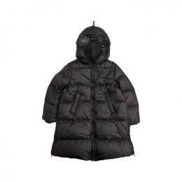 ◆키즈◆여성 나일론 마이크로 립스탁 하프롱 고글패딩 블랙 CG 621B T KJ5 90