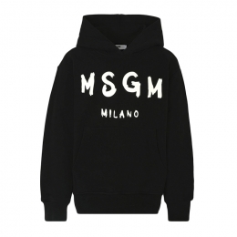 ◆키즈◆25FW 키즈 로고 프린트 후드티 블랙 F5MSJUHS019 110