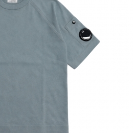 ◆키즈◆키즈 렌즈 와펜 래글런 반팔 티셔츠 실버블루 20CKTS011B 00LAA17 809