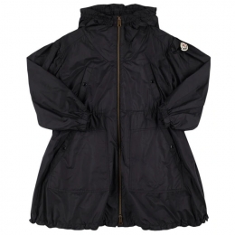 ◆키즈◆25SS 키즈 BESSIE 로고 패치 후드 자켓 블랙 1C000 09 53A5E 999