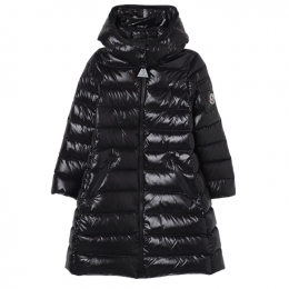 ◆키즈◆25SS 키즈 MOKA 로고 패치 패딩자켓 블랙 1C501 10 68950 999