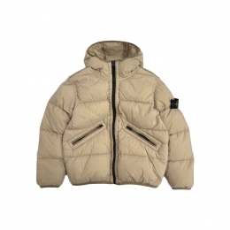 ◆키즈◆키즈 와펜 패치 사선포켓 후드 패딩 자켓 샌드 K2S16 4100017 S0028 V0095