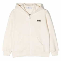 ◆키즈◆22FW 여성 로고 프린트 후드집업 크림 MS029086 013