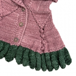 ◆키즈◆키즈 러플 케플릿 앤틱로즈 K1351W25 670