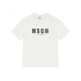 ◆키즈◆여성 저지 티셔츠 화이트 S6MSJUTH004 001