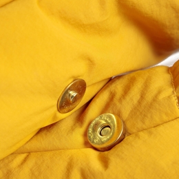 ◆키즈◆22FW 키즈 퀄팅 패딩 스카프 옐로우 222AK024 730