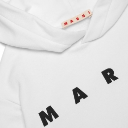 ◆키즈◆24SS 여성 로고 프린팅 후드티 화이트 M01156 M00NI 0M100
