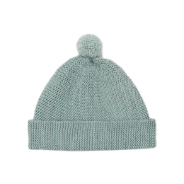 ◆키즈◆키즈 가터 방울 비니 세이지그린 K1079W25 315